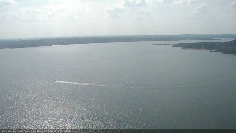 Lake Travis webcam, August 8, 2019 3:55 PM CT