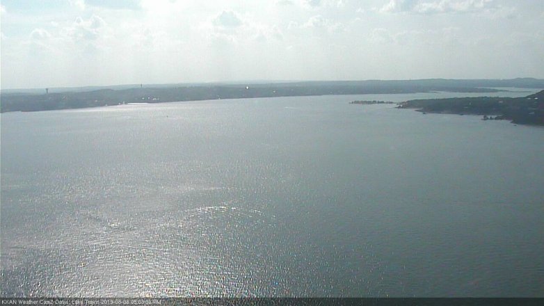 Lake Travis webcam, August 8, 2019 4:05 PM CT