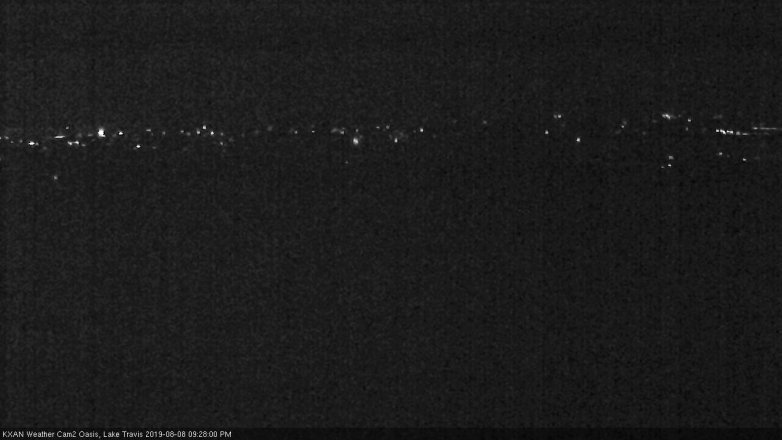Lake Travis webcam, August 8, 2019 8:30 PM CT