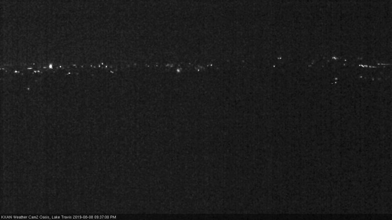 Lake Travis webcam, August 8, 2019 8:40 PM CT