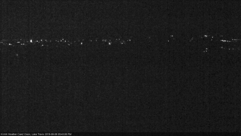 Lake Travis webcam, August 8, 2019 8:45 PM CT