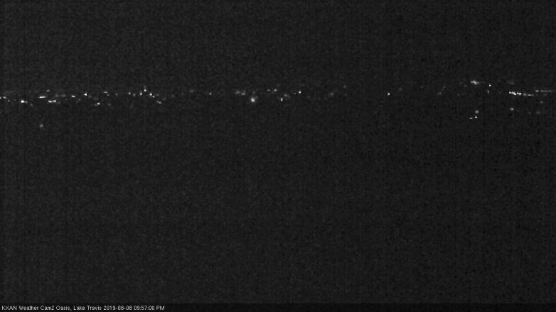 Lake Travis webcam, August 8, 2019 9:00 PM CT