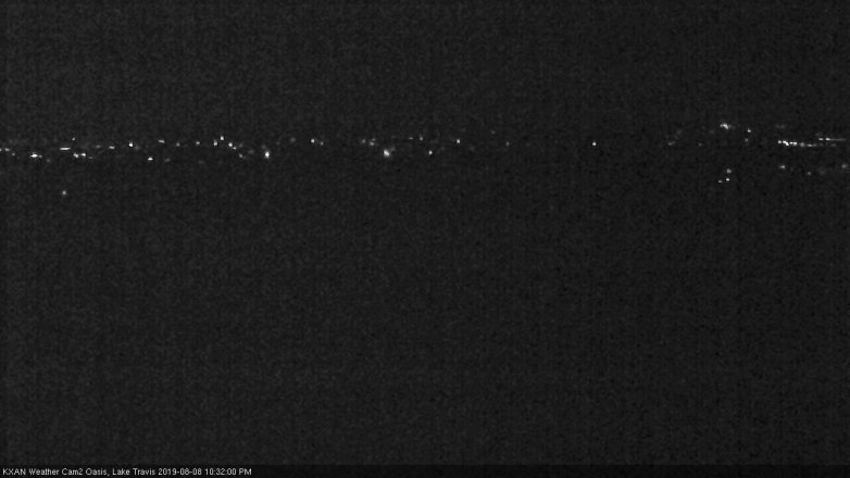 Lake Travis webcam, August 8, 2019 9:35 PM CT