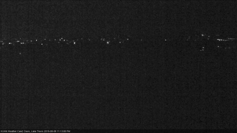 Lake Travis webcam, August 8, 2019 10:15 PM CT