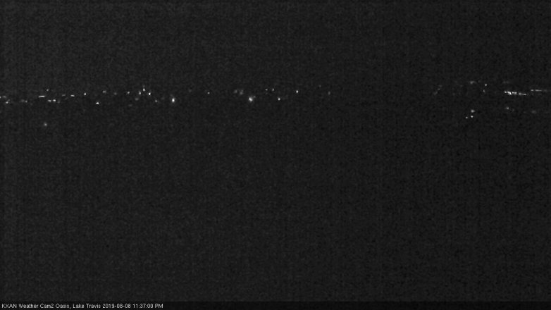 Lake Travis webcam, August 8, 2019 10:40 PM CT