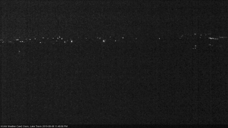 Lake Travis webcam, August 8, 2019 10:50 PM CT