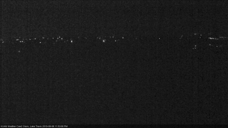 Lake Travis webcam, August 8, 2019 10:55 PM CT