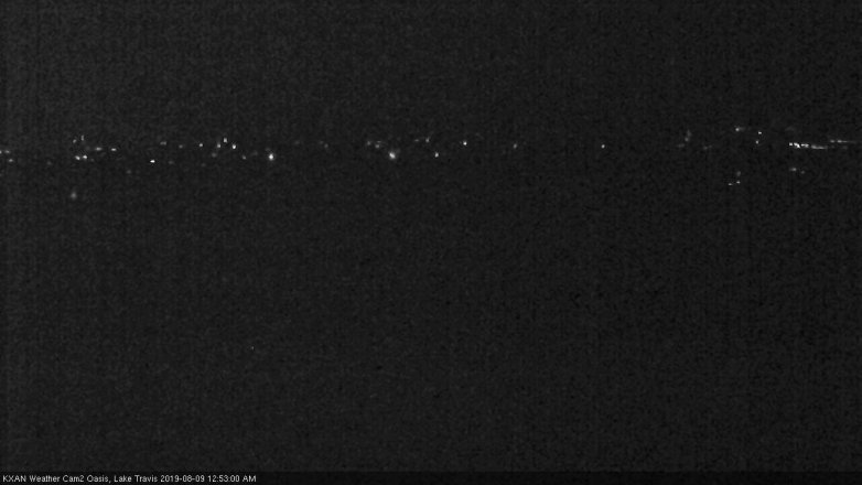 Lake Travis webcam, August 8, 2019 11:55 PM CT