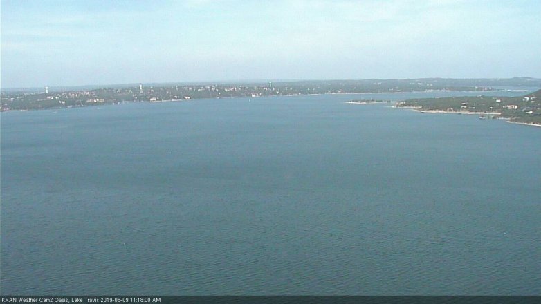 Lake Travis webcam, August 9, 2019 10:20 AM CT
