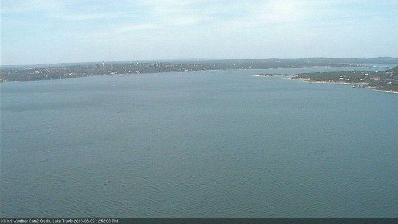 Lake Travis webcam, August 9, 2019 11:55 AM CT