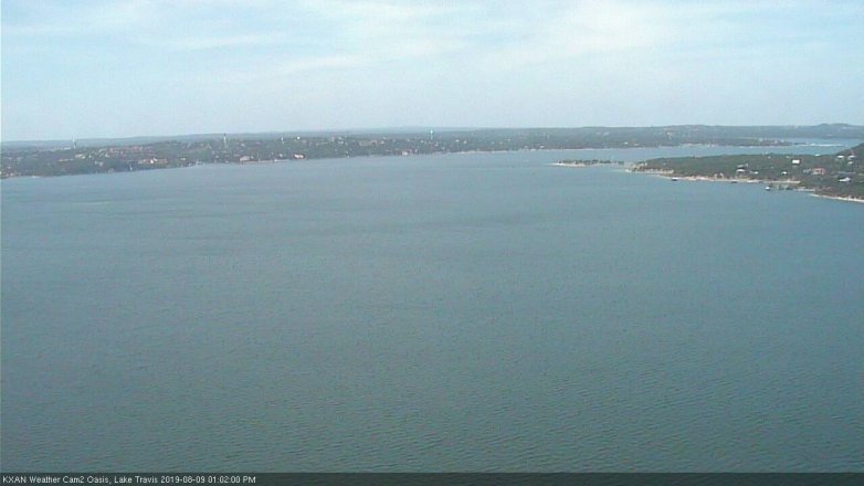 Lake Travis webcam, August 9, 2019 12:05 PM CT