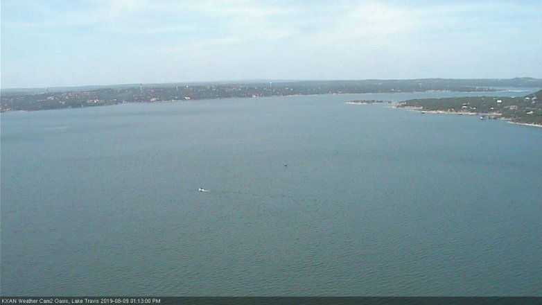 Lake Travis webcam, August 9, 2019 12:15 PM CT