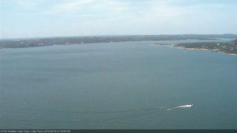 Lake Travis webcam, August 9, 2019 12:35 PM CT