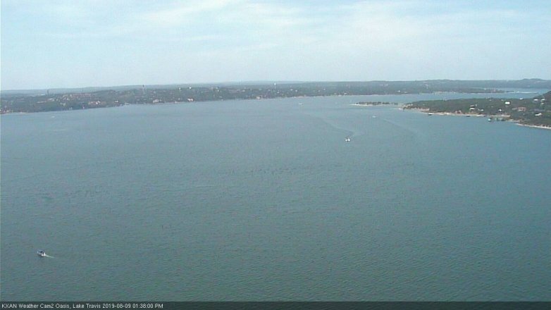 Lake Travis webcam, August 9, 2019 12:40 PM CT