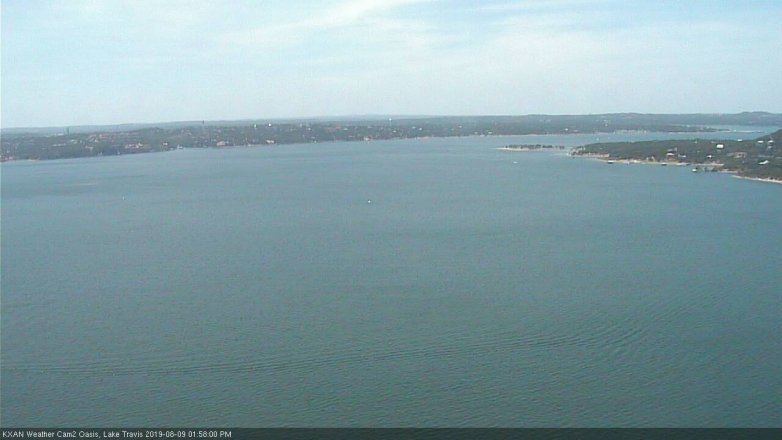 Lake Travis webcam, August 9, 2019 1:00 PM CT