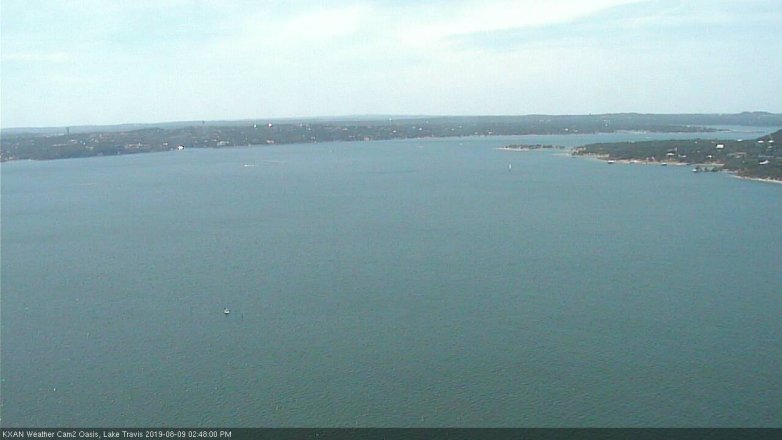 Lake Travis webcam, August 9, 2019 1:50 PM CT
