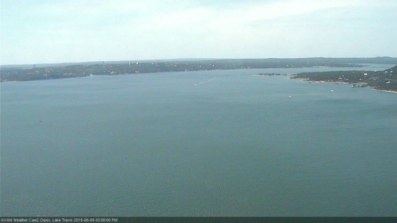 Lake Travis webcam, August 9, 2019 2:10 PM CT