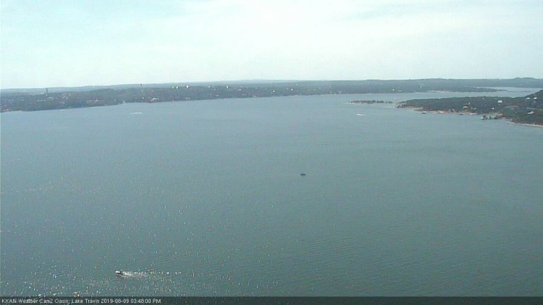Lake Travis webcam, August 9, 2019 2:50 PM CT