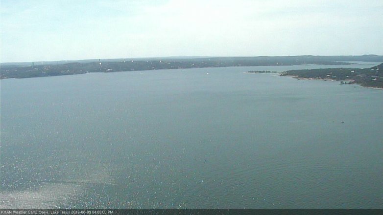 Lake Travis webcam, August 9, 2019 3:05 PM CT