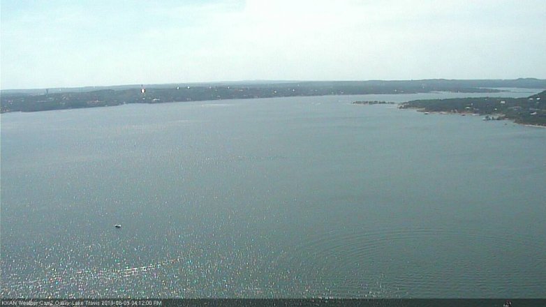 Lake Travis webcam, August 9, 2019 3:15 PM CT