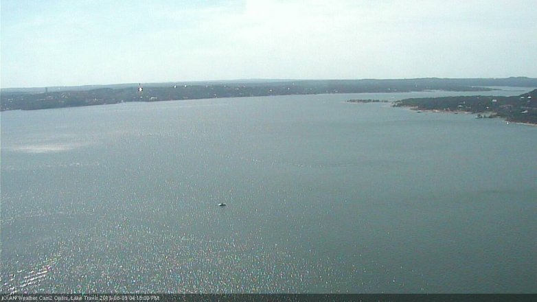 Lake Travis webcam, August 9, 2019 3:20 PM CT