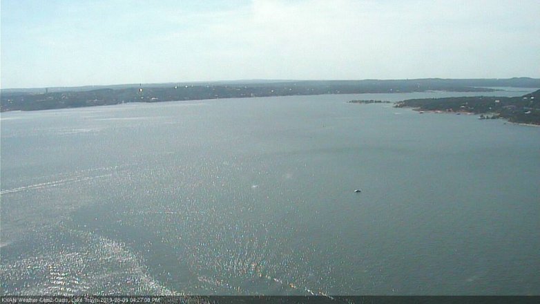 Lake Travis webcam, August 9, 2019 3:30 PM CT