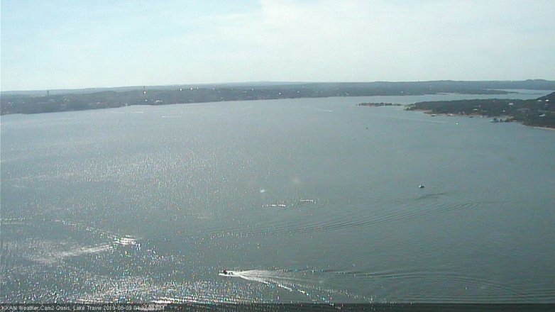 Lake Travis webcam, August 9, 2019 3:35 PM CT