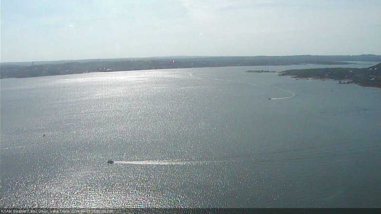 Lake Travis webcam, August 9, 2019 4:05 PM CT