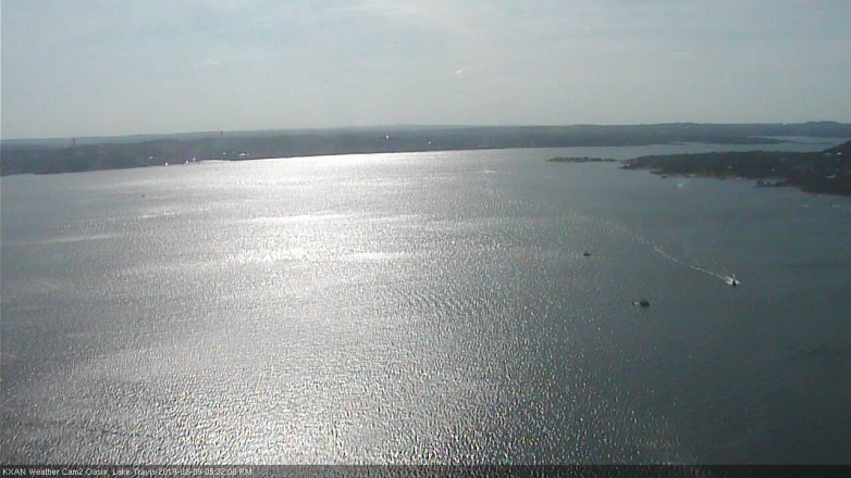 Lake Travis webcam, August 9, 2019 4:35 PM CT