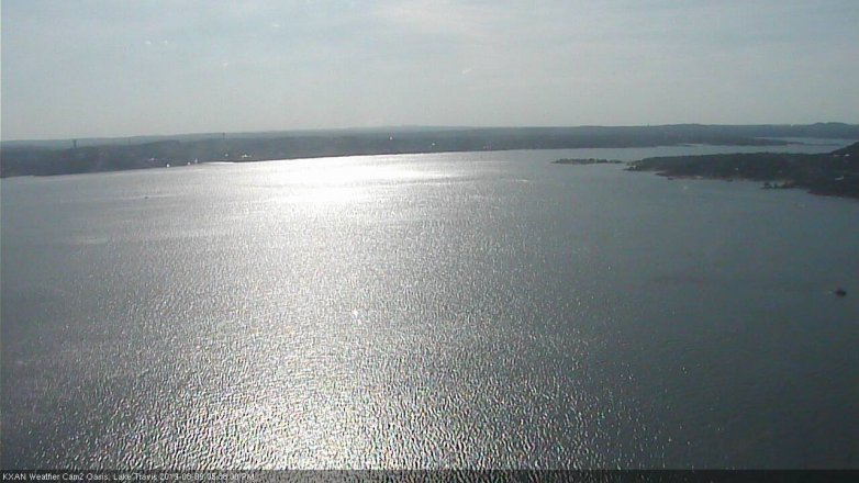 Lake Travis webcam, August 9, 2019 4:40 PM CT