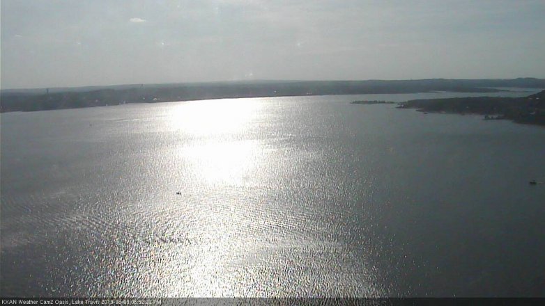 Lake Travis webcam, August 9, 2019 4:55 PM CT