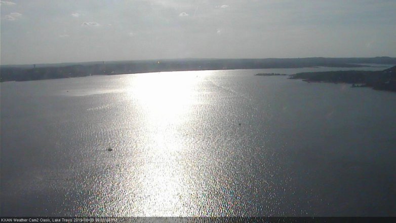 Lake Travis webcam, August 9, 2019 5:05 PM CT