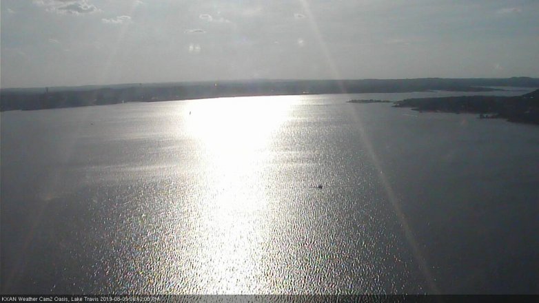 Lake Travis webcam, August 9, 2019 5:15 PM CT