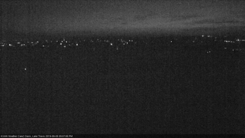 Lake Travis webcam, August 9, 2019 8:10 PM CT