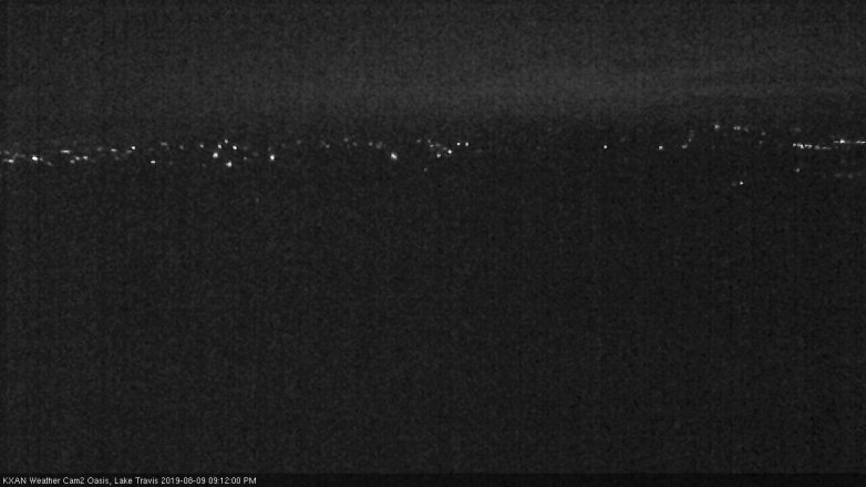 Lake Travis webcam, August 9, 2019 8:15 PM CT
