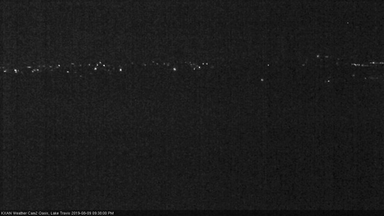 Lake Travis webcam, August 9, 2019 8:40 PM CT