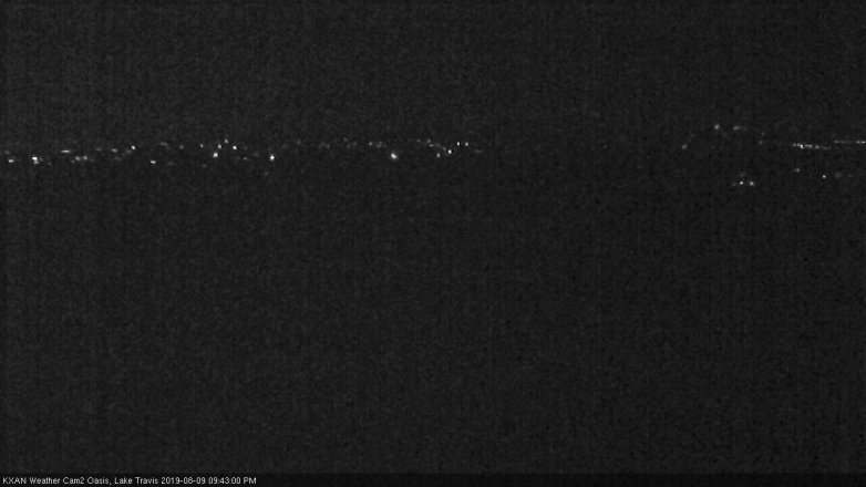 Lake Travis webcam, August 9, 2019 8:45 PM CT