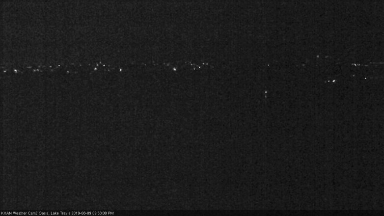 Lake Travis webcam, August 9, 2019 8:55 PM CT