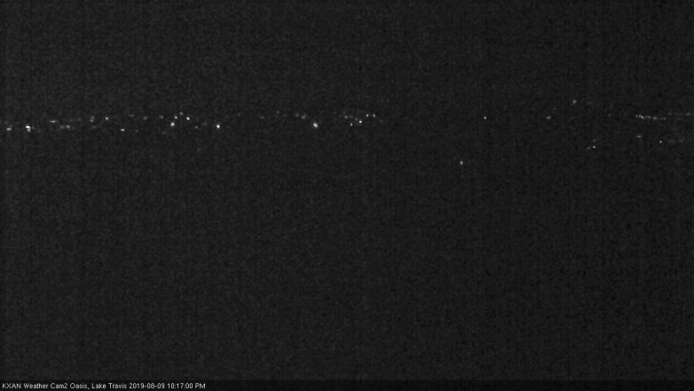 Lake Travis webcam, August 9, 2019 9:20 PM CT