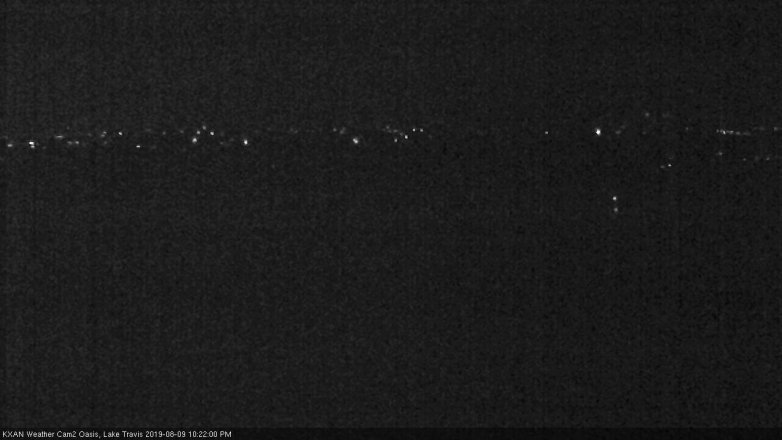 Lake Travis webcam, August 9, 2019 9:25 PM CT