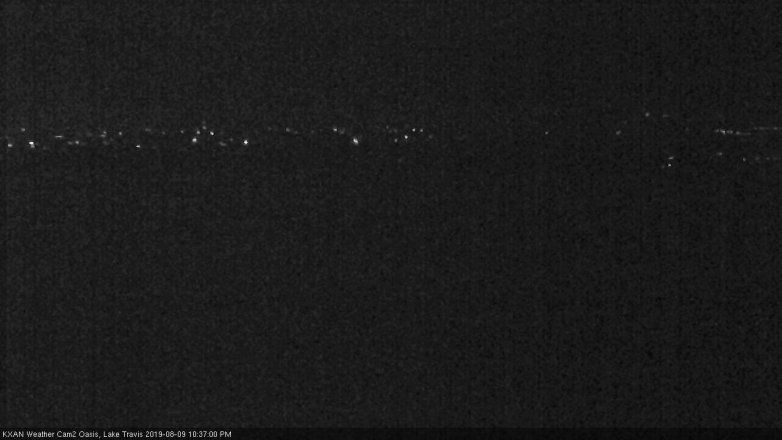 Lake Travis webcam, August 9, 2019 9:40 PM CT
