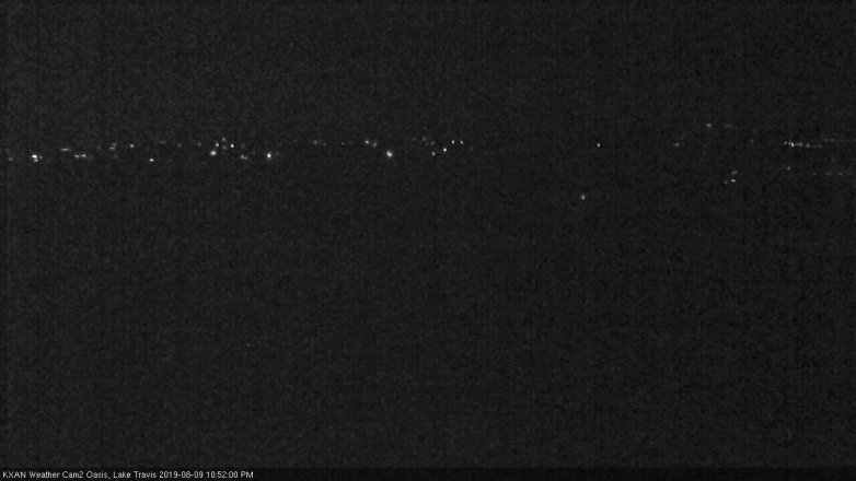 Lake Travis webcam, August 9, 2019 9:55 PM CT