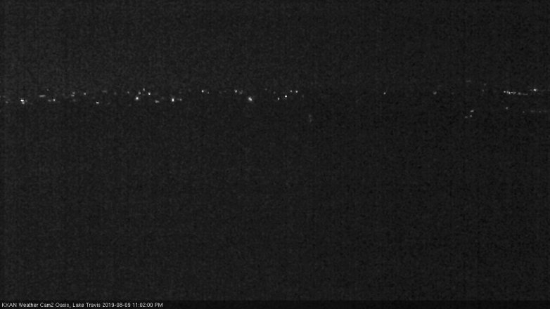 Lake Travis webcam, August 9, 2019 10:05 PM CT