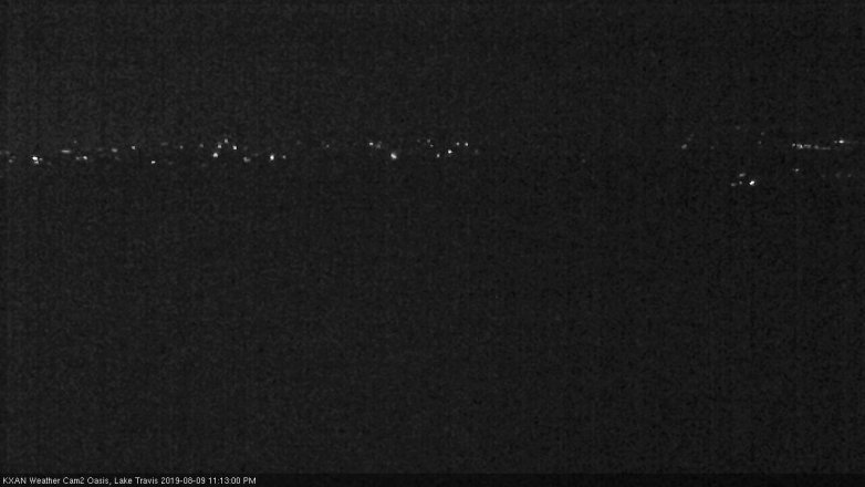 Lake Travis webcam, August 9, 2019 10:15 PM CT