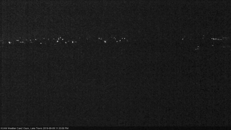 Lake Travis webcam, August 9, 2019 10:35 PM CT