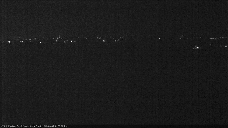 Lake Travis webcam, August 9, 2019 10:40 PM CT