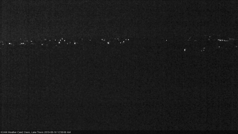 Lake Travis webcam, August 9, 2019 12:00 AM CT