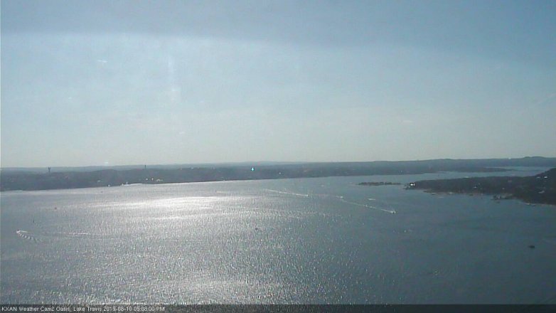 Lake Travis webcam, August 10, 2019 4:10 PM CT