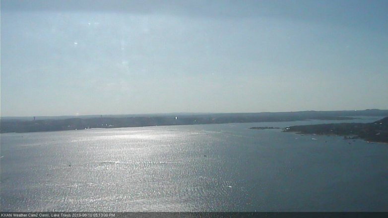 Lake Travis webcam, August 10, 2019 4:15 PM CT