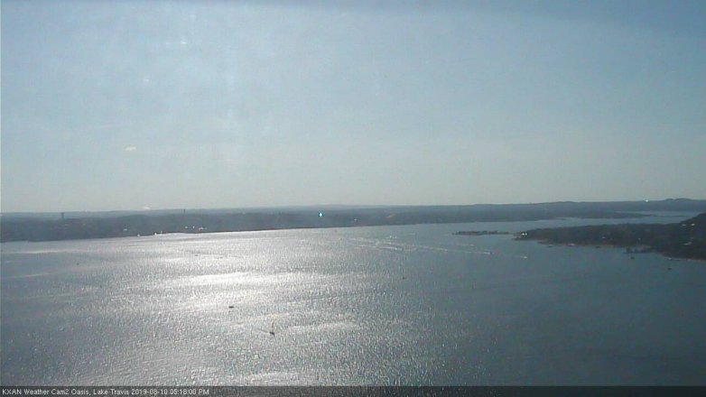 Lake Travis webcam, August 10, 2019 4:20 PM CT